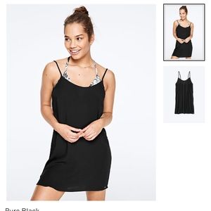 VS PINK BLACK SLIP DRESS